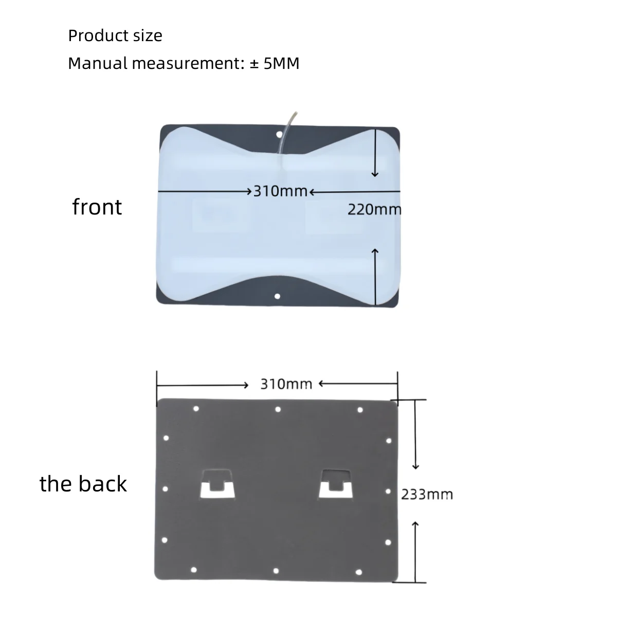 Automobiles Interior  high quality built-in air lumbar car pneumatic airbag Seat bladder lumbar support system