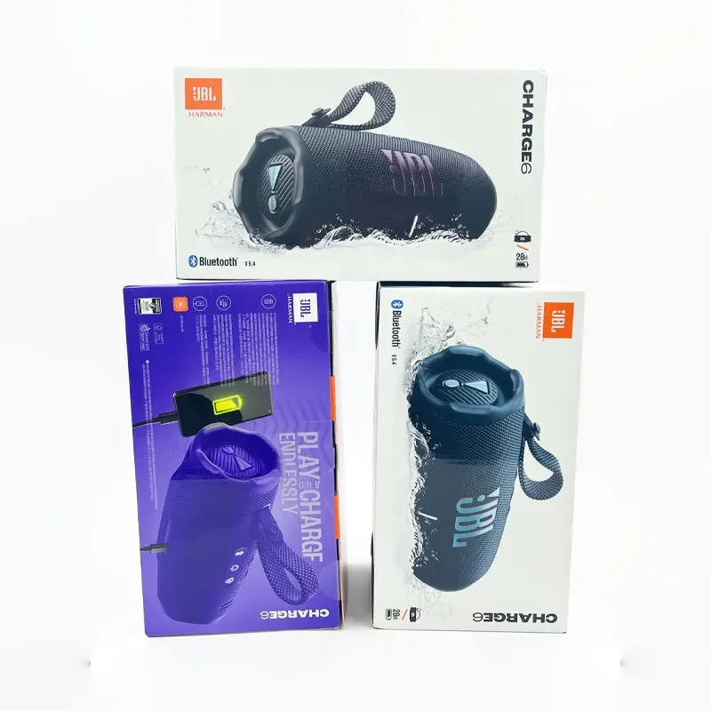 JBL CHARGE6 CHARGE6 سماعة لاسلكية تعمل بالبلوتوث المتكلم JBL الأصلي آل الصوت دفعة مكبرات الصوت 24H وقت اللعب jbl سمّاعات بلوتوث