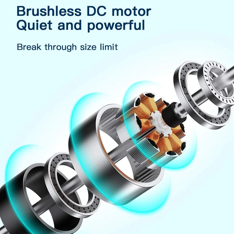 Mini Battery Operated Fan, Portable Handheld Fan With Lanyard, Personal Pocket Fan With 1500Mah Rechargeable Battery