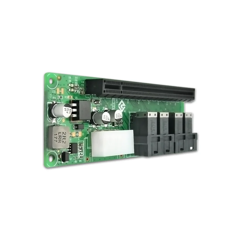 3316PE 4 Port SFF-8643 to PCIe x16 Slot Adapter