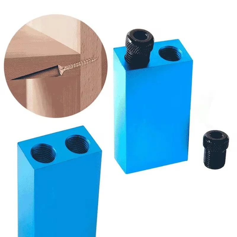 2026 New Woodworking Oblique Pocket Hole Locator Jig Kit 15 Degree Drill Bits Jig Clamp Kit Guide Wood Hand Tools
