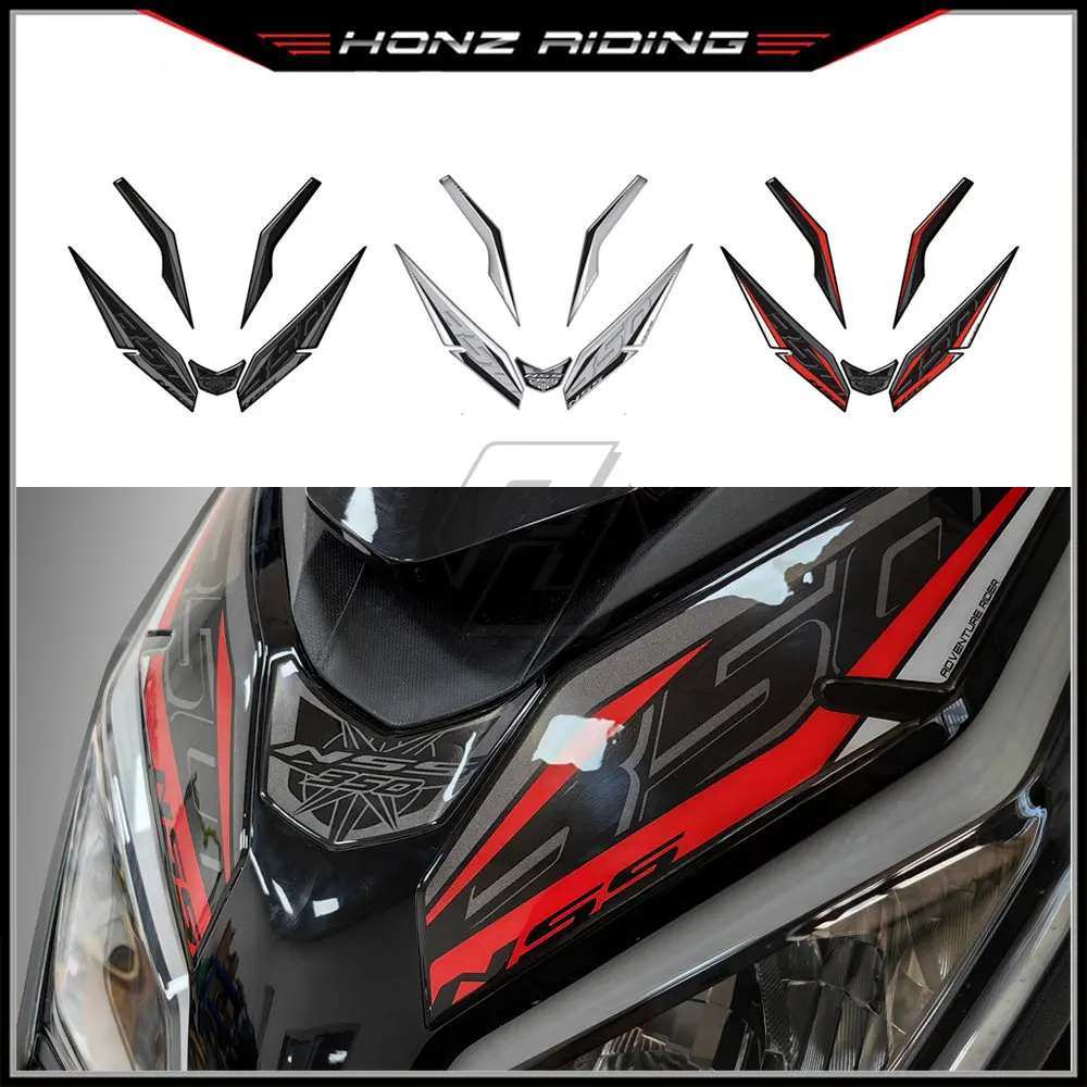 

3D Resin Motorcycle Front Fairing Sticker for Honda Forza NSS 350 From 2023