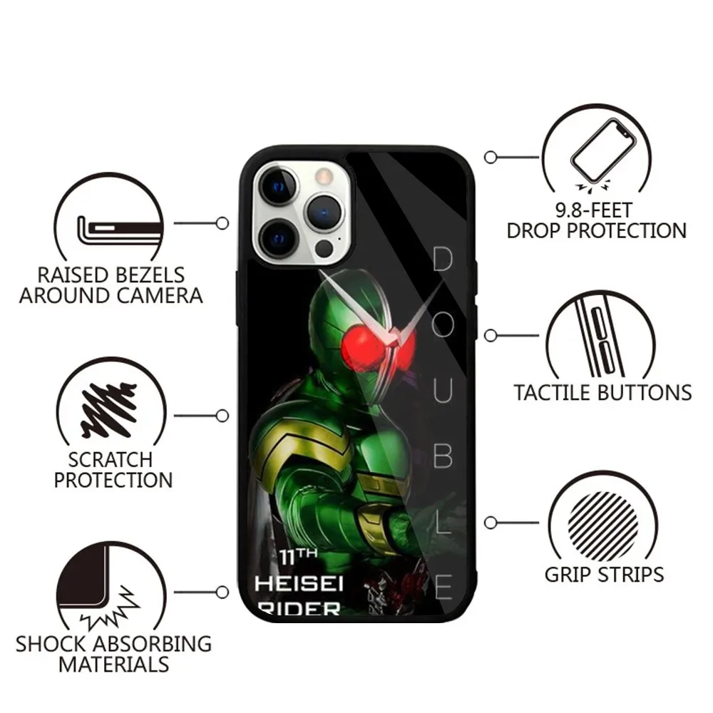 K-Kamen Rider  Phone Case Strong Magnetic For IPhone 15,14,13,Pro,Max,Plus,11,12,Mini For Magsafe Wireless Charging