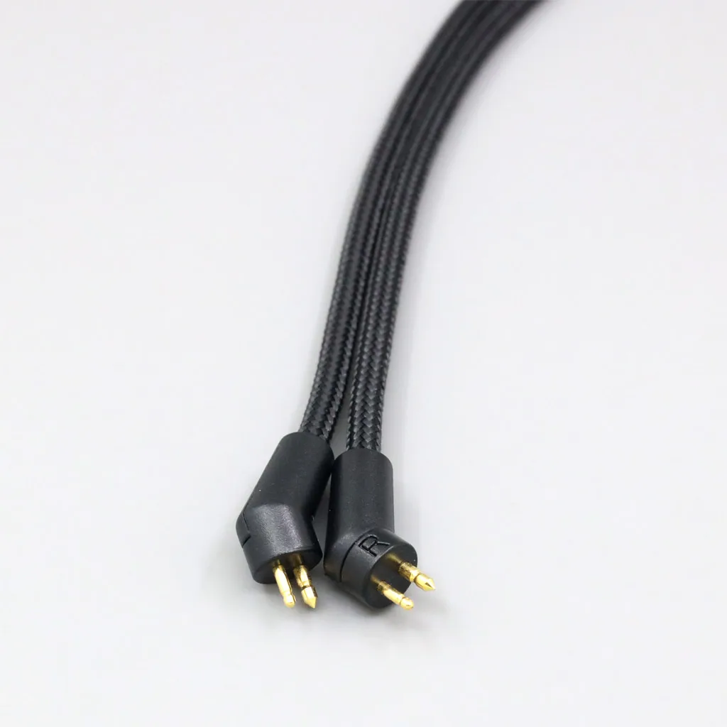 درع النايلون البلاديوم الجرافين الذهب الفضة النقية 2pin سماعة كابل ل Etymotic ER4 ER4B ER6I ER4PT ER4S 8305