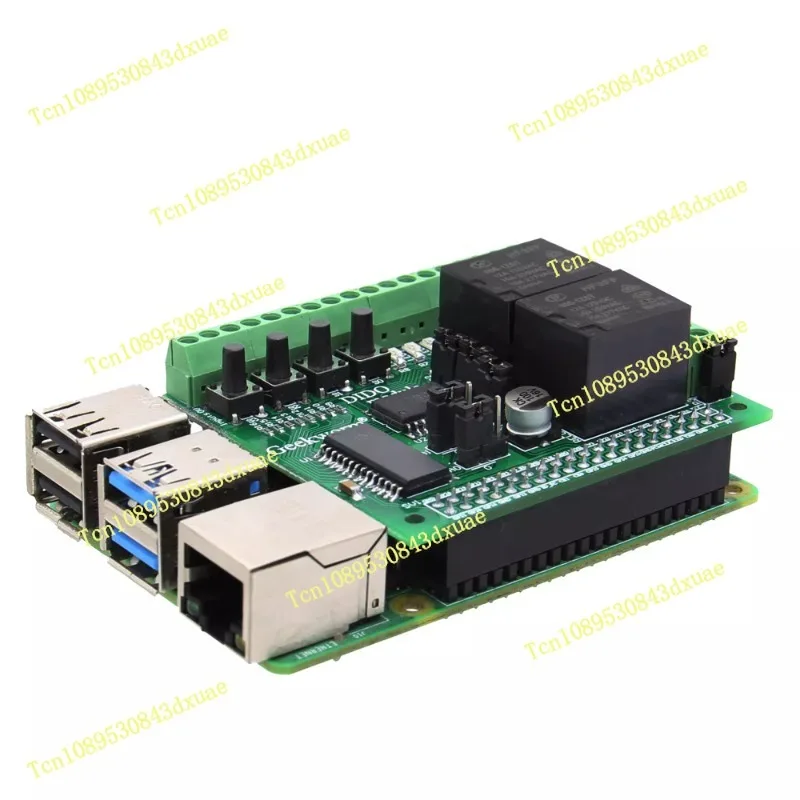 

For Raspberry Pi 5/4/3 B + Digital I/O DIDO HAT PiFace2 Digital Expansion Board