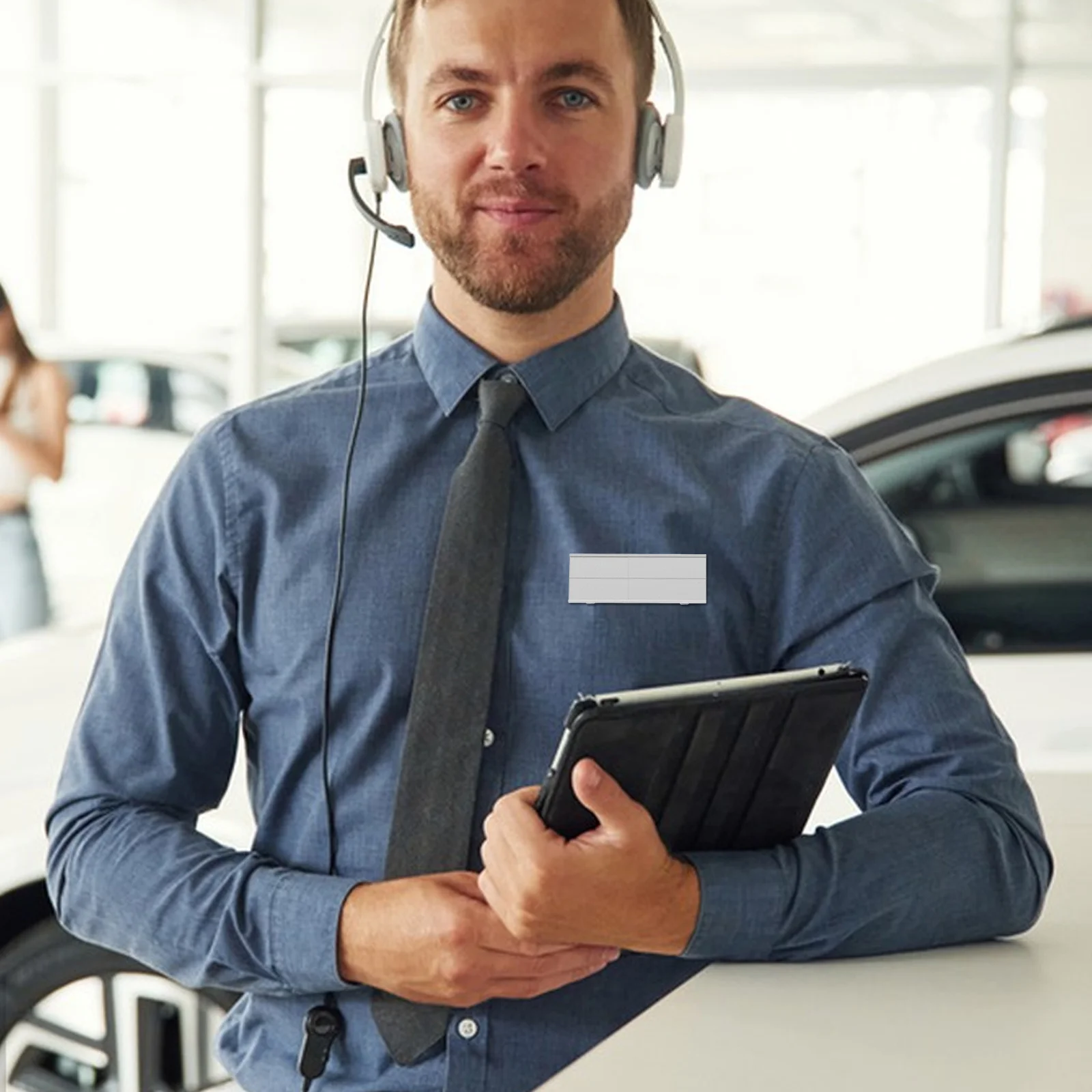 10 шт., именные бирки из алюминиевого сплава, многоразовые держатели бейджей для офиса, отеля, идентификационная булавка, безопасное крепление, имя