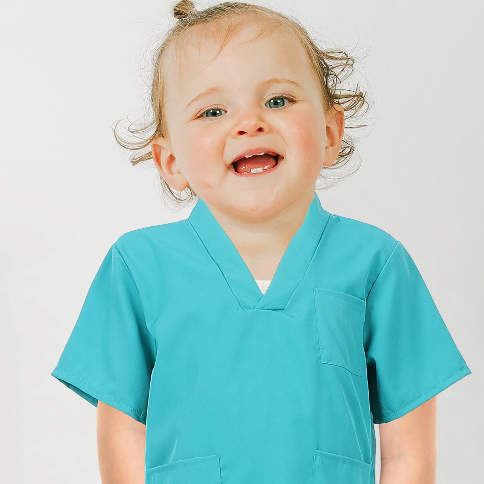 

1 set 1 Set Kids Costume Cotton Skin-Friendly Breathable Stage Uniform For Birthday Festival 120-130Cm Toddler Doctor Suit Party