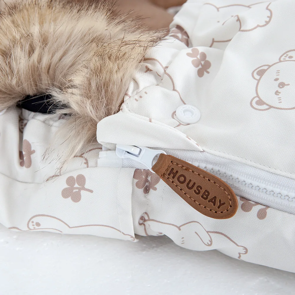 0-24Months Baby Wagen Sack Winter Warm Dicker Umschlag Für Entladung Kinderwagen Fußsack Universal Kinderwagen Abdeckung Zubehör – Detail 9