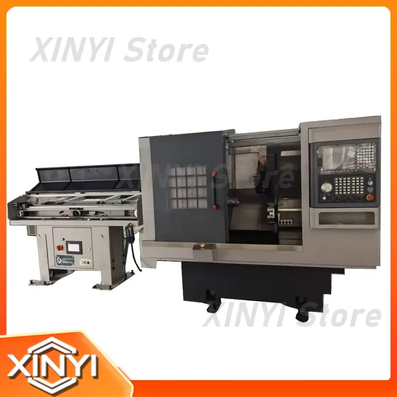 CNC Turning Center CNC lathe machine ck46 bar feeder Slant bed High Precision Small Heavy duty Turret Economic Price Factory