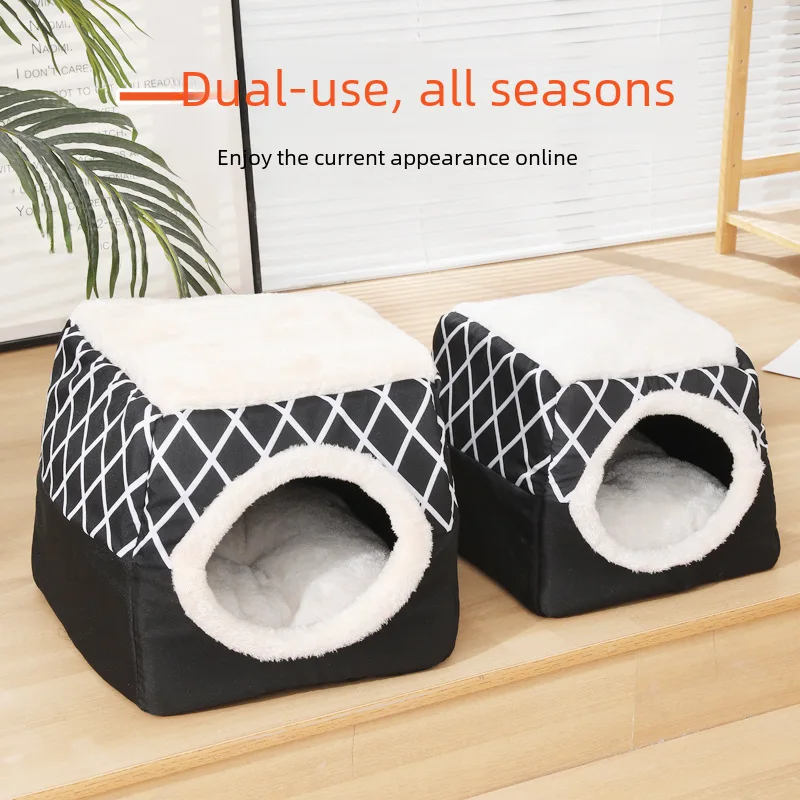 Factory direct cat nest four seasons universal closed space capsule cat house cat Villa dog kennel Teddy pet supplies Crate dog