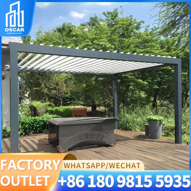 TOMA louvre pergola aluminium alunotec manual manual louvered pergola aluminium aluminium manual pergola 4x4m