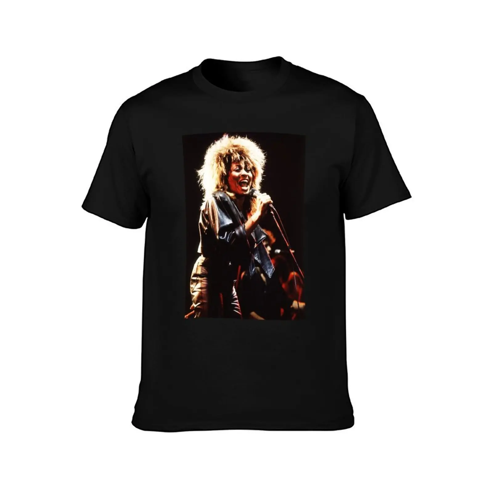 Tina Sing T-Shirt, Summer Casual Cotton Tee, Oversized Streetwear Tops, Vintage Graphic Print, Loose Fit Short Sleeve