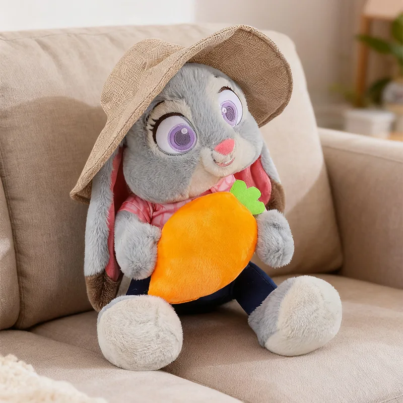 Disney chaud 40/60 cm mignon Zootopia Judy Hopps Nick Wilde dessin animé traversin peluches coussin en peluche poupée douce enfants cadeau