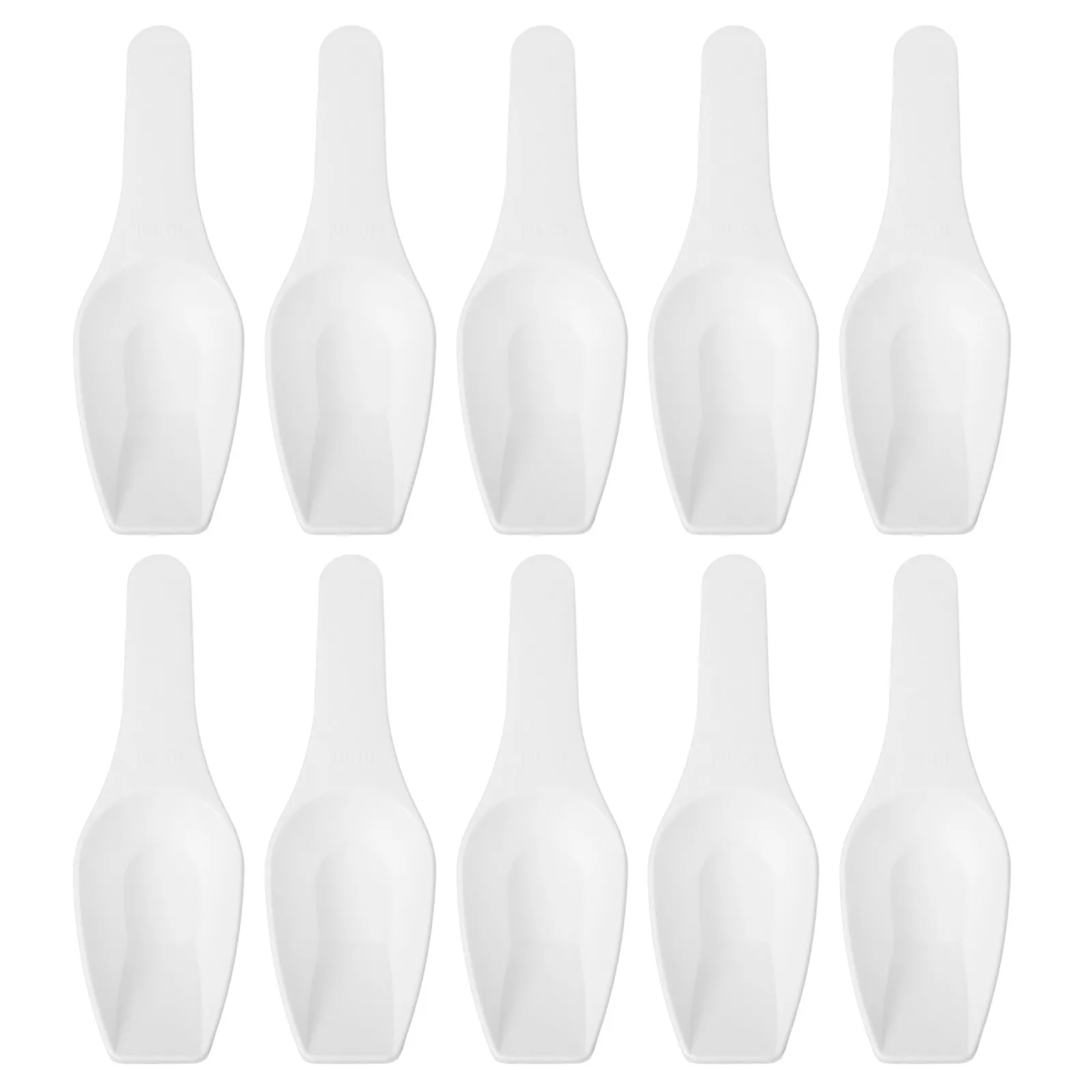 10Pcs Weighing Spoon PP Material Accurate Sample Measurement Kitchen Laboratory Scoop Ice Flour Measurement Tools