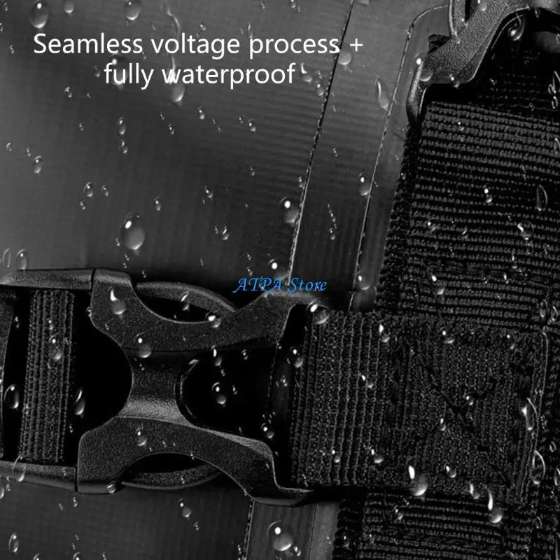 

U13C Простая установка Водонепроницаемая сумка для бампера мотоцикла 8L Устойчивая к грязи для езды