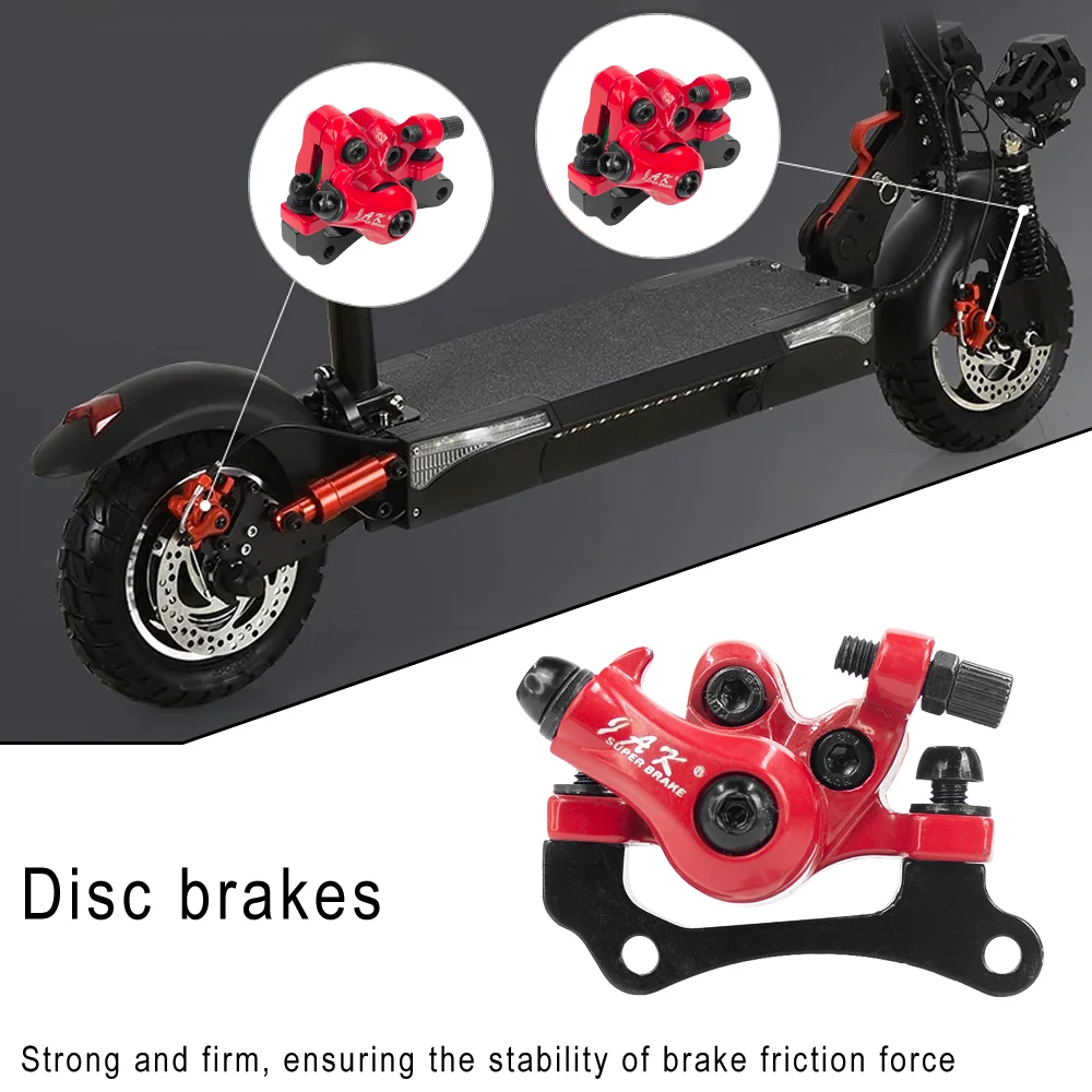 8 /10 Inch Electric Scooter Mechanical Disc Brake for Kugoo M4 Electric Scooter Disc Rotor Brake Caliper Replacement Accessorie