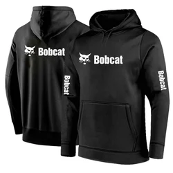 2022 Bobcat Heavy Equipment Men's New Print Hoodie Streetwear Warm Sweatshirt Hooded Sweatshirt Long Sleeve Fashion Pullover Top