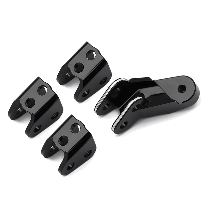 BAAA-Metal Axle Mount Set Suspension Links Stand for 1/10 RC Crawler Car Redcat Gen8 Upgrade Parts,Black