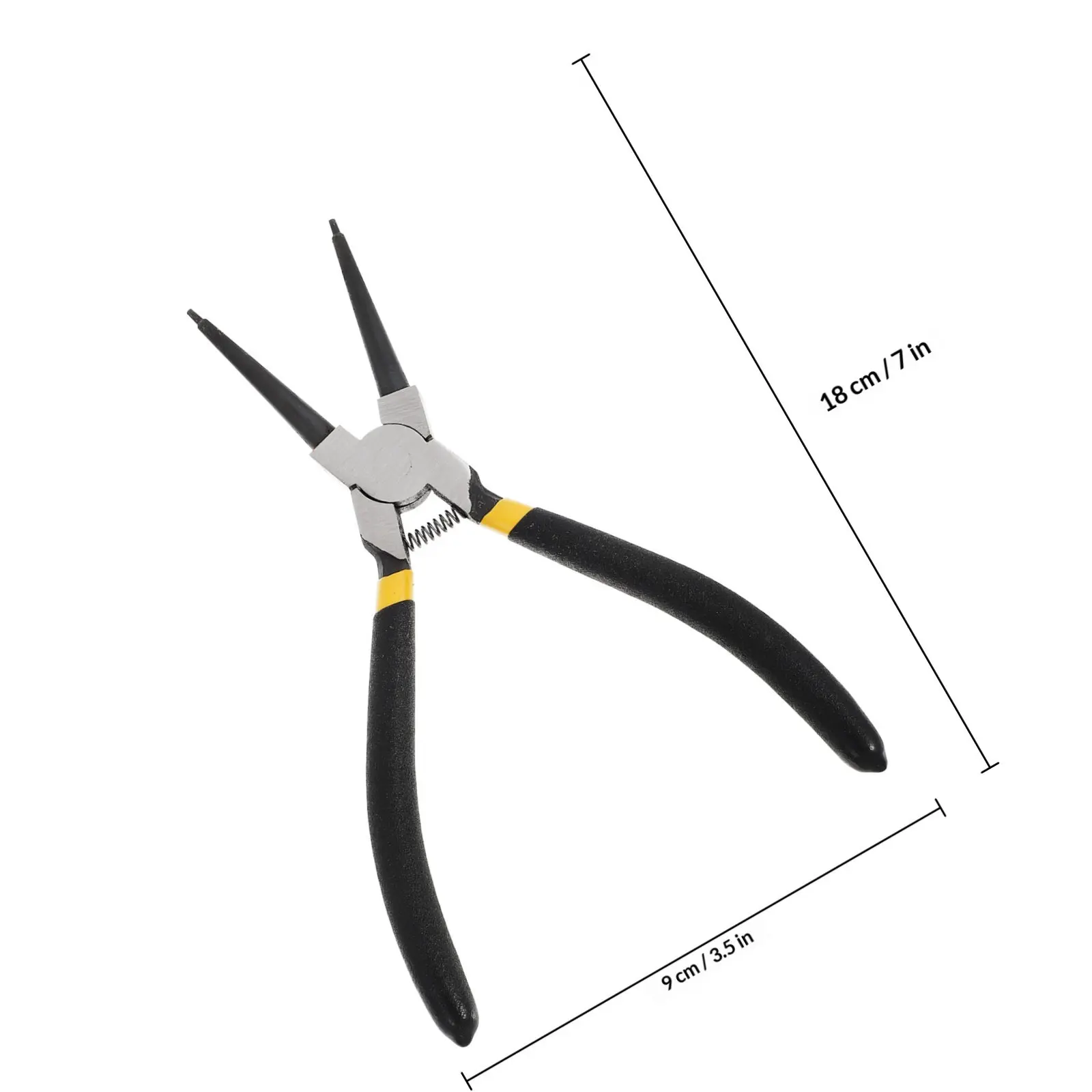 4Pcs Spring Calipers Multifunctional Retainer Pliers Snap Ring Remover Installer Anti-Slip Steel Tool for Motorcycle Truck