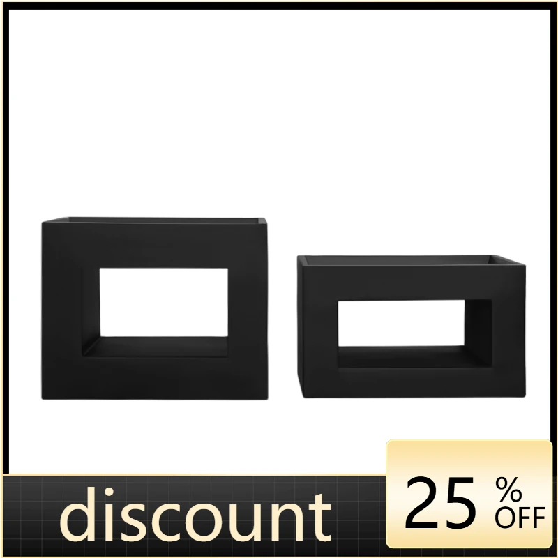 

LMM simple modern square hollow floor large vase home soft decoration jewelry