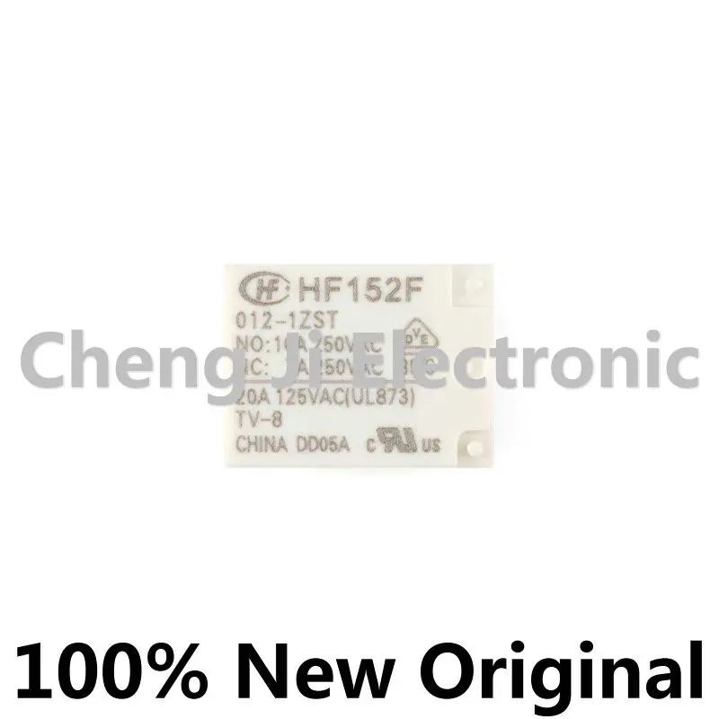 10PCS/LOT HF152F/005-1ZST、HF152F/012-1ZST、HF152F/024-1ZST、HF152F/012-1HST、HF152F/024-1HST、Brand new original power relay