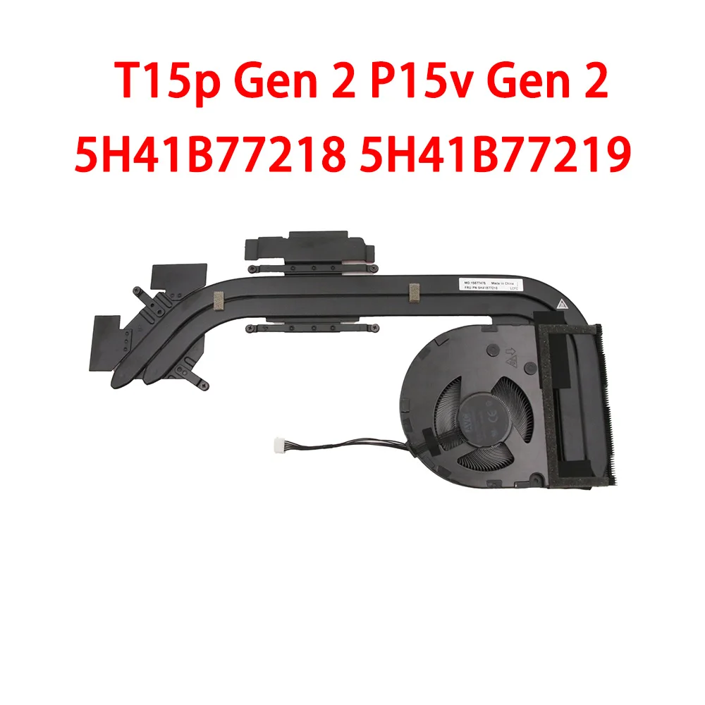 

Laptop CPU FAN&Heatsink For Lenovo For ThinkPad T15p Gen 2 P15v Gen 2 5H41B77218 5H41B77219 HP5B0 New