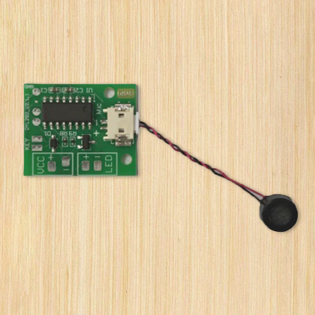 

Плата управления голосовым управлением (5 м) для одноцветного ночника с ИИ, контролем включения/выключения и яркости, DC 3.7V-5V