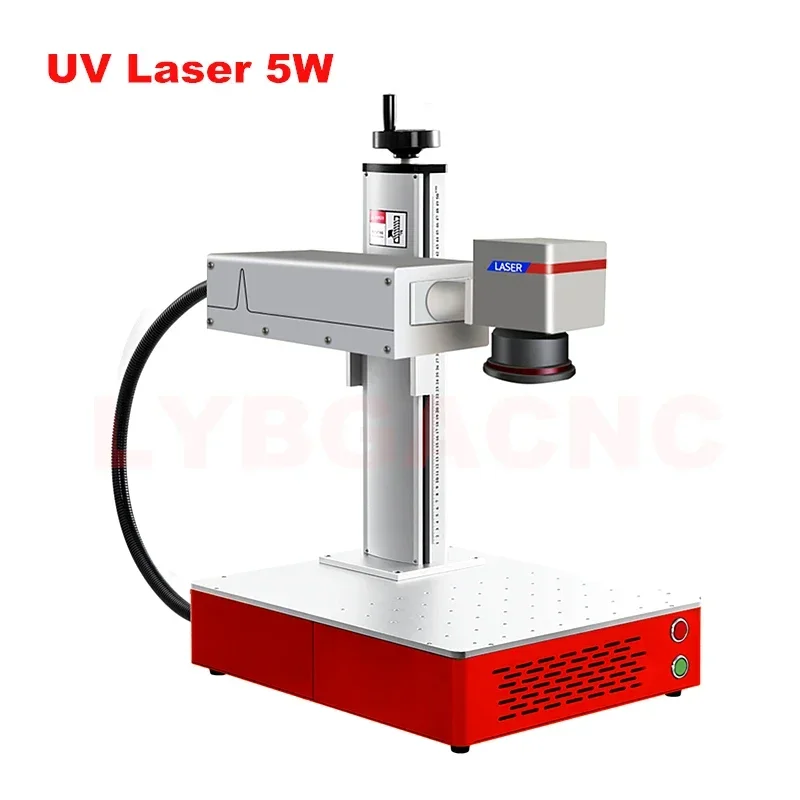 5W UV Laser Marking Machine with Chiller 3W 40W Co2 Laser Engraver 30W Cutter 200x200mm for Non-Metal Leather Glass Wood Marker
