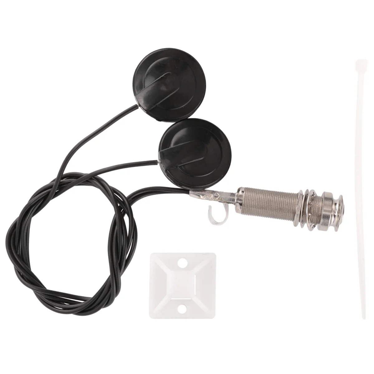 Advanced! 21-INCHES Wire Length 1/4 Inch Output Jack 2 In 1 Piezo Pickup Disc Transducer for Guitar Violin Ukulele Mandolin Banj