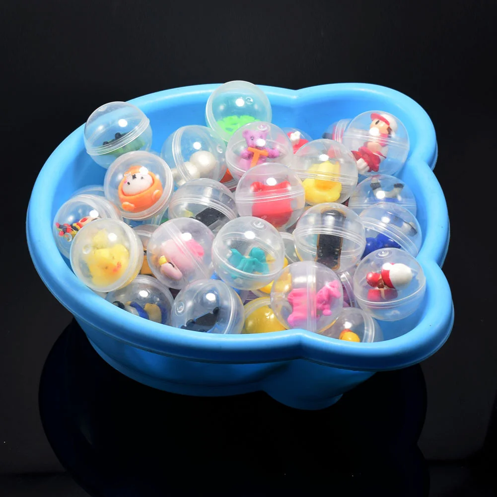 10PCS Novelty Relaxing Funny  Toy Mixed Surprise Egg Capsule Egg Ball Model Puppets Toys Kids Children Gift Random Delivery