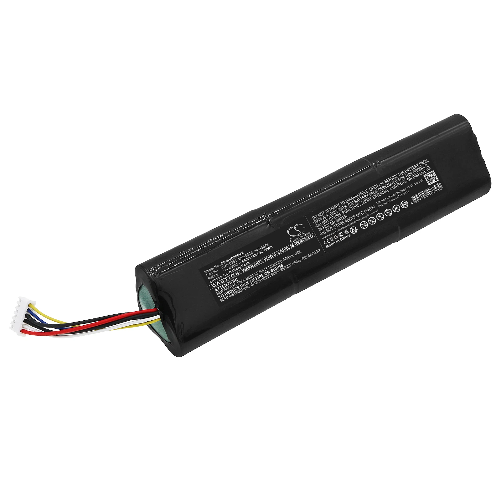 Сменный аккумулятор CS для Neato 905-0596, 945-0356, 945-0373, Botvac D9, D10, D8, D9, Robotics