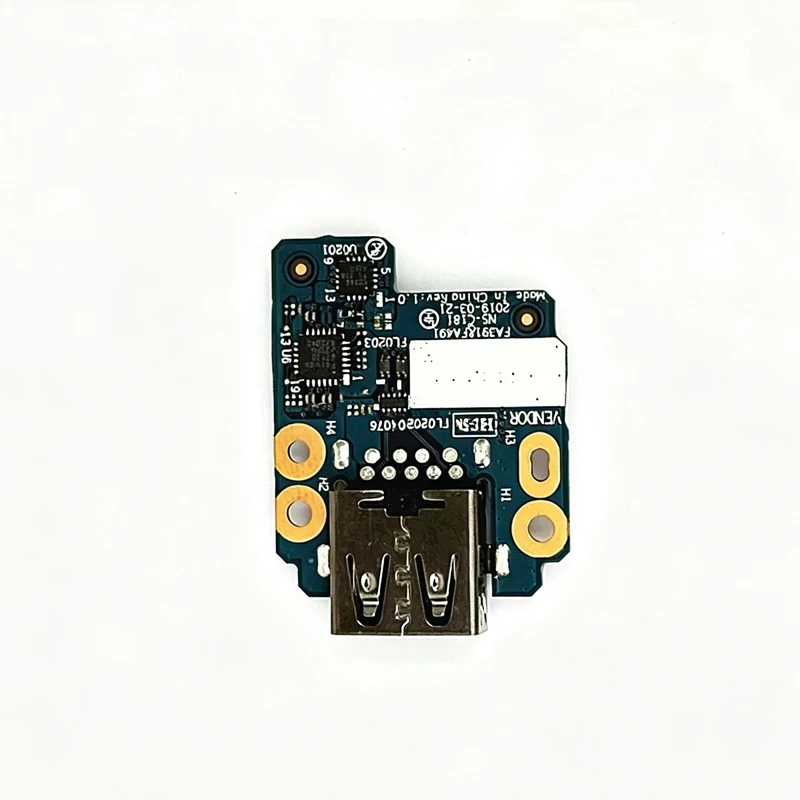 USB Port IO Board NS-C181 02DM414 For Thinkpad T495S X395 X13 Gen1 Laptop