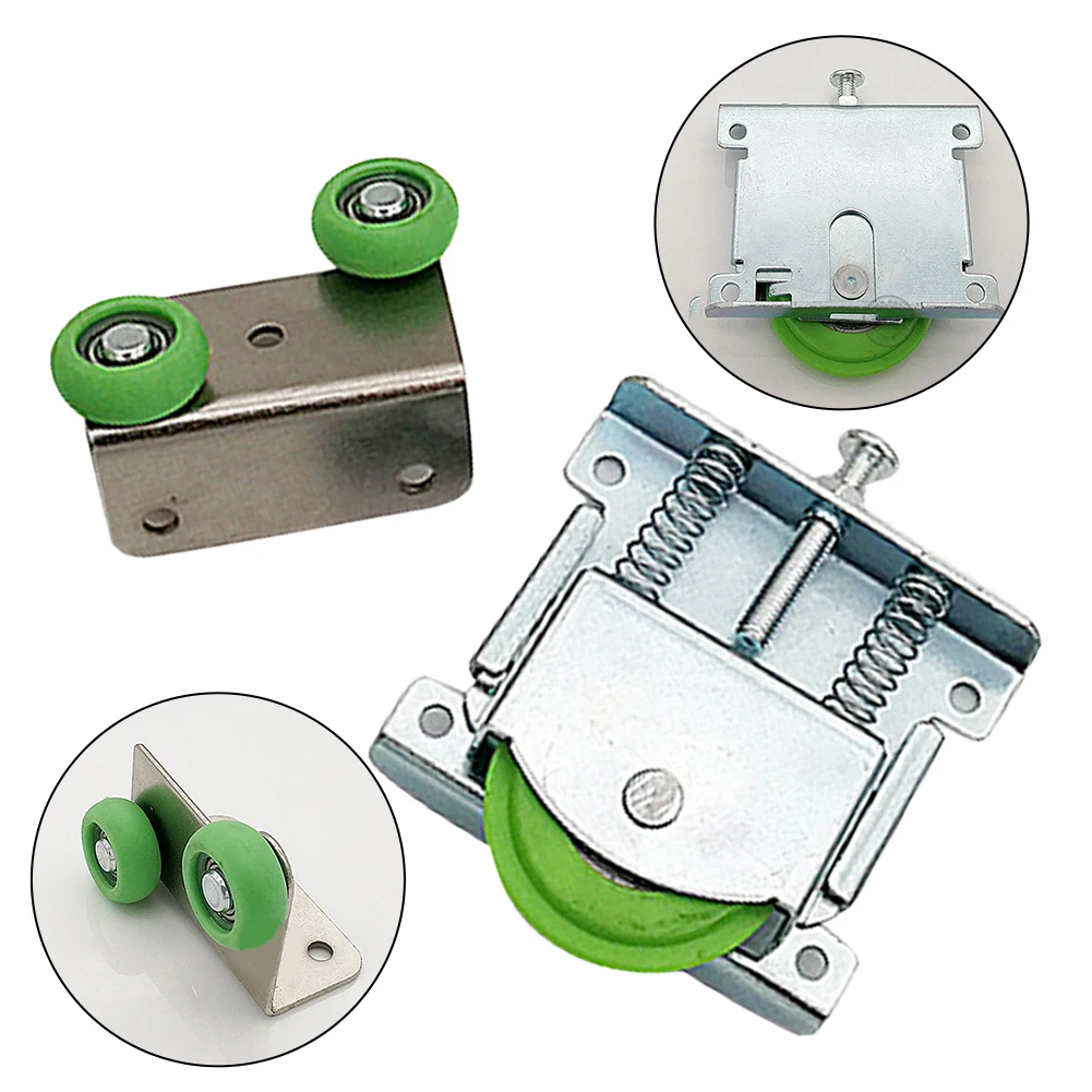 Adjustable Sliding Door Pulley with Self Cleaning Feature Designed for Minimal Maintenance in Closets and Wardrobes