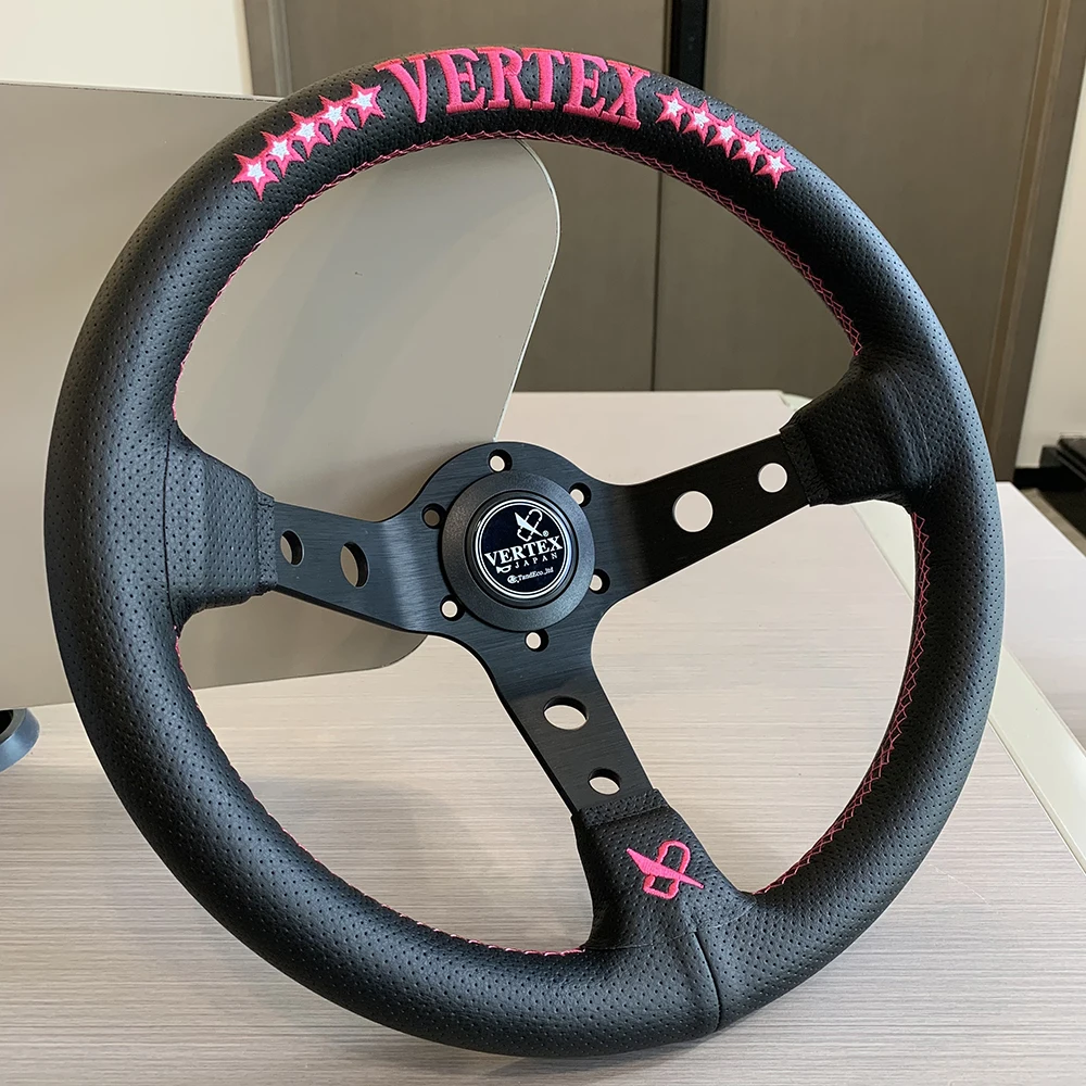 High strength embroidery VERTEX 1996 diameter 330mm thickness 5mm steering wheel