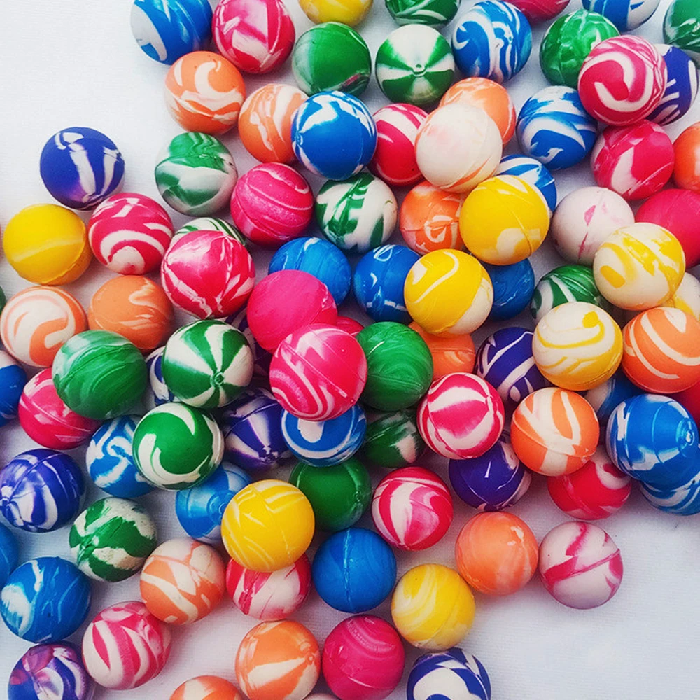 Sportspiele, lustiges Spielzeug, elastisch, bunt, Mini für Kinder, springende Bälle, Gummiball, springende Bälle, Swirl-Hüpfbälle
