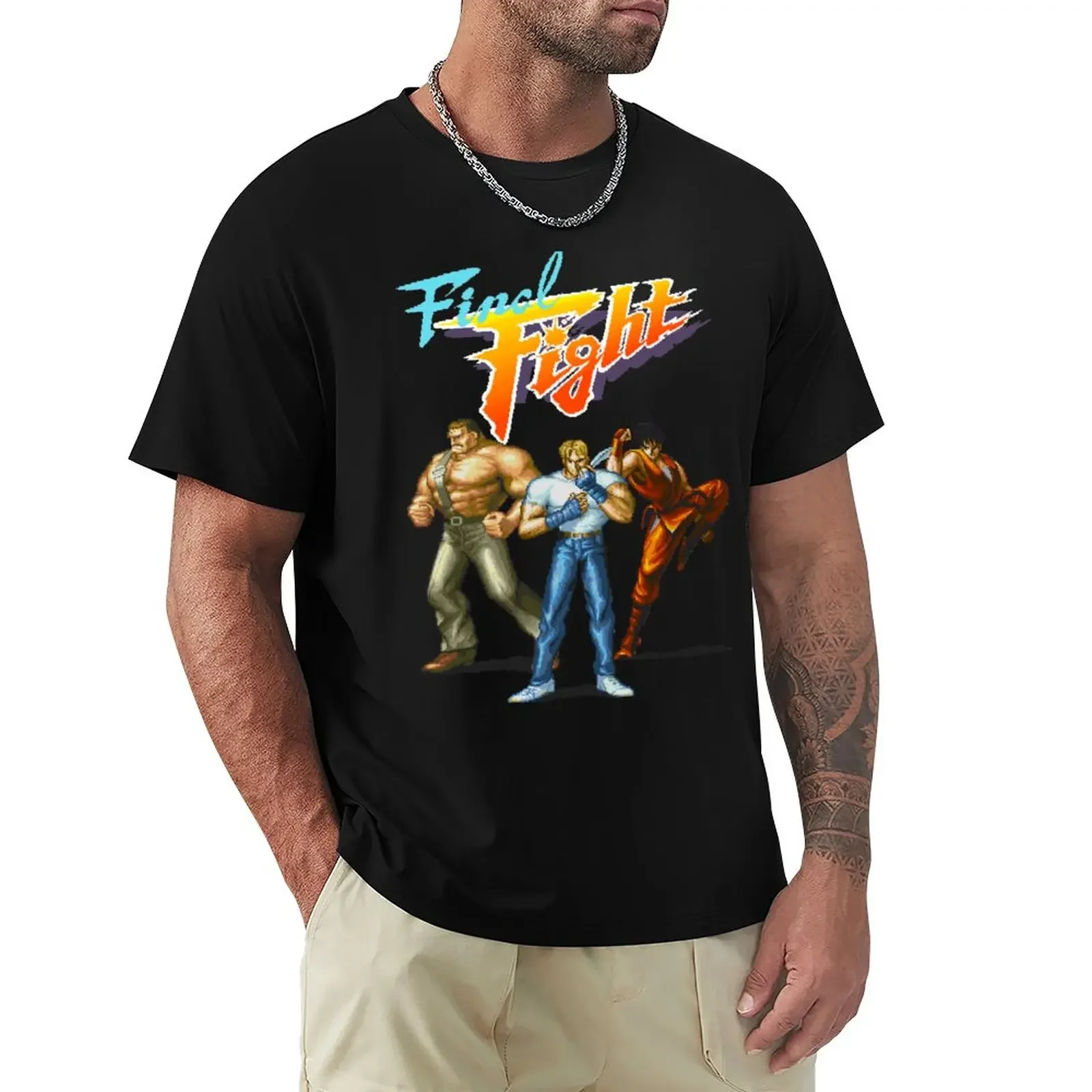 FINAL FIGHT CD T-Shirt Blouse sports fans tshirts for men