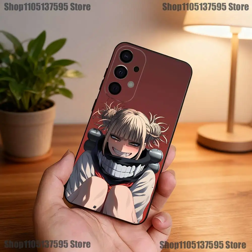 Custodia per telefono Anime Toga Himiko per Samsung S25,S24,S21,S22,S23,S30,Ultra,S20,Plus,Fe,Lite,5G Cover nera