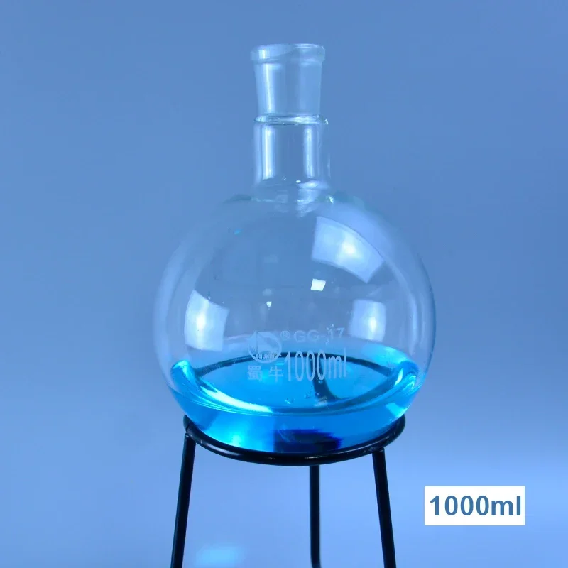 Dxy 1000ml Single Neck Round-bottom Flask,boiling Flask Round Bottom,short Neck Standard Ground Mouth Joint 24/29