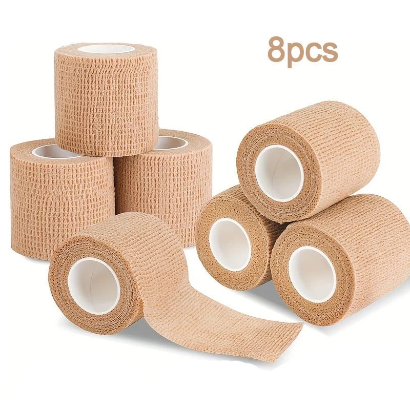 

8 шт. самоклеящиеся клейкие бинты, лента для оказания первой помощи, эластичная самоклеящаяся лента, спортивная, повязка для занятий спортом, запястья,