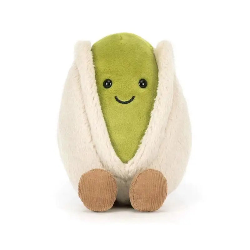 Pistachio Nut Plushies Lovely Coffee Bean Stuffed Pistachio Doll Living Room Decoration Household Cute Plush Toy Birthday Gift image 5