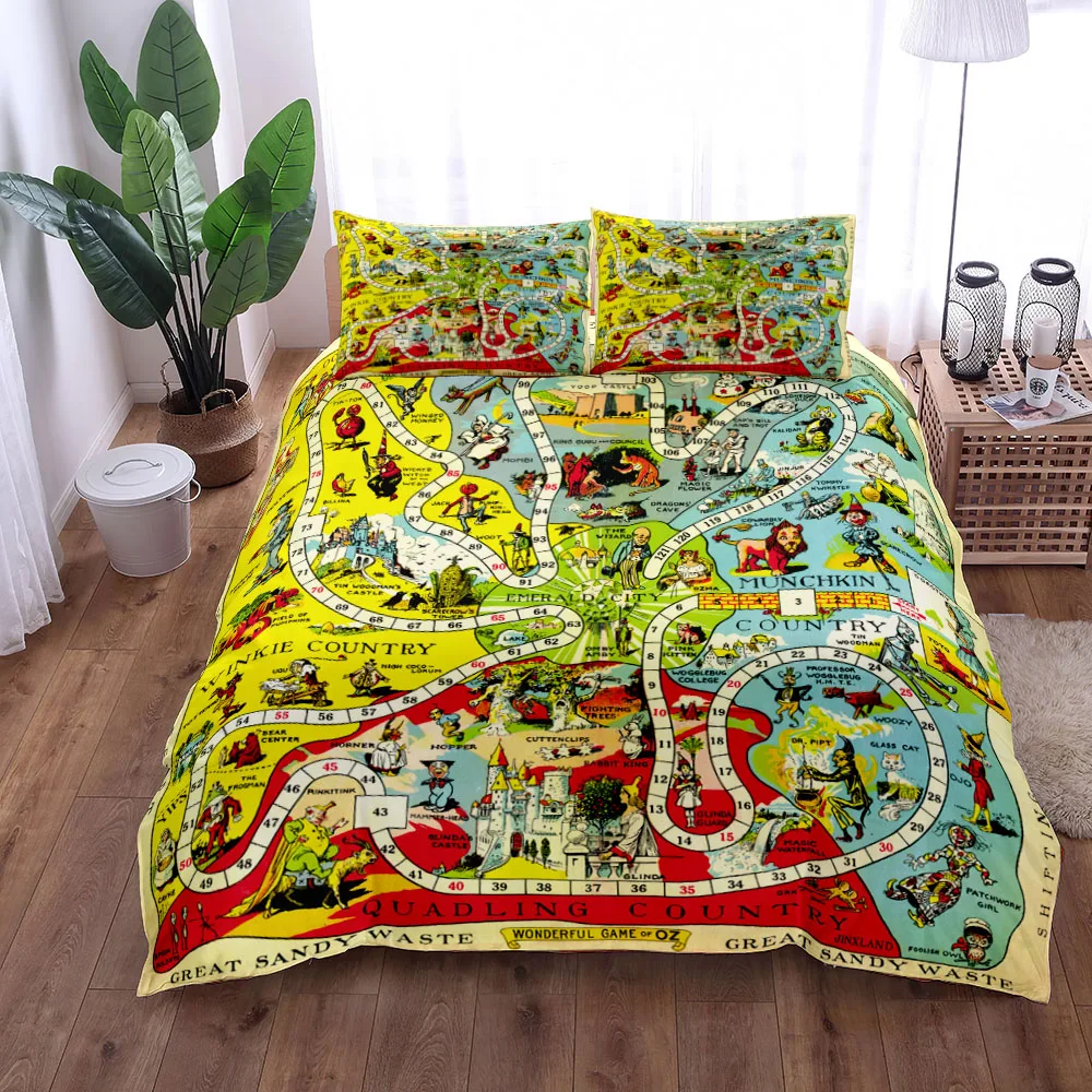 

Circus Play Duvet Cover Set King Queen Double Full Twin Single Size Duvet Cover Pillow Case Bed Linen Set