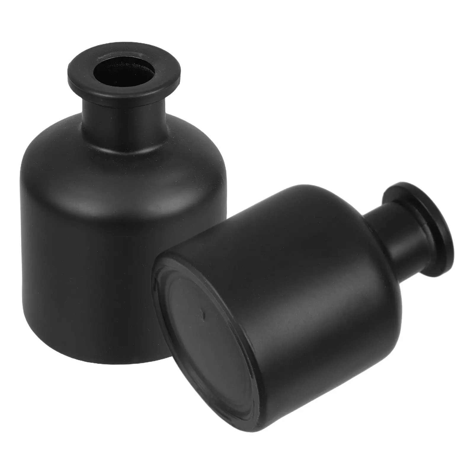 

2Pcs Empty Glass Diffuser Bottles Cylindrical Refillable Aroma Containers Fragrance Reed Diffuser Bottle for Home Room