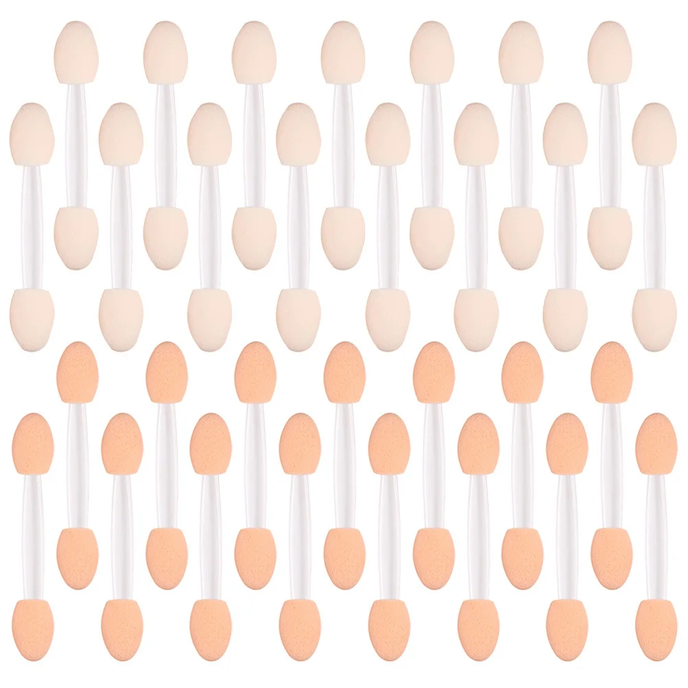 Kit per trucco applicatore con punta in spugna per pennello per ombretto a doppia estremità da 30 pezzi per strumento per miscelare ombretti da donna