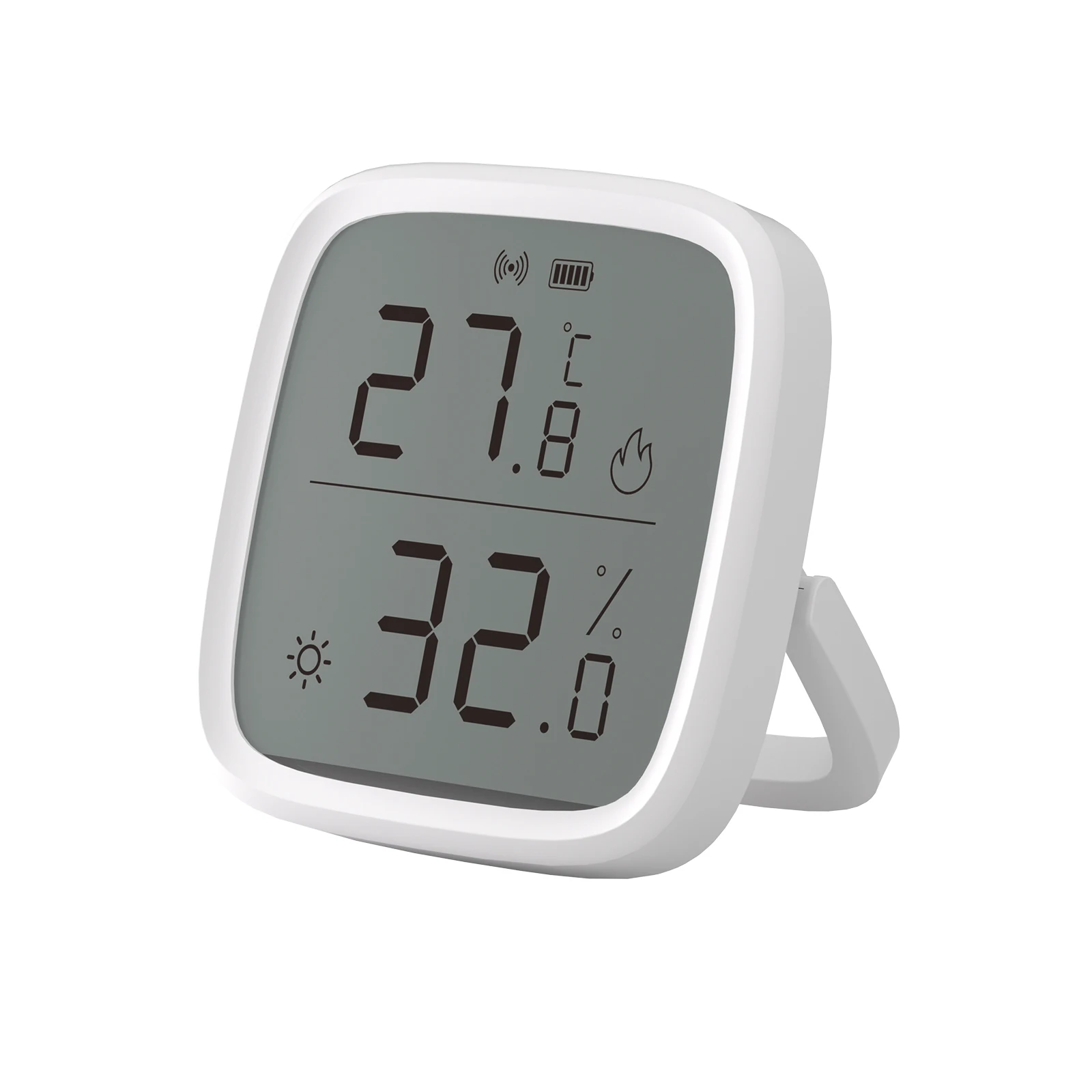 1-4 Stück SONOFF SNZB-02D Zigbee LCD Digitalthermometer Intelligenter Temperatur- und Feuchtigkeitssensor APP-Überwachung Kompatibel mit Alexa und Google