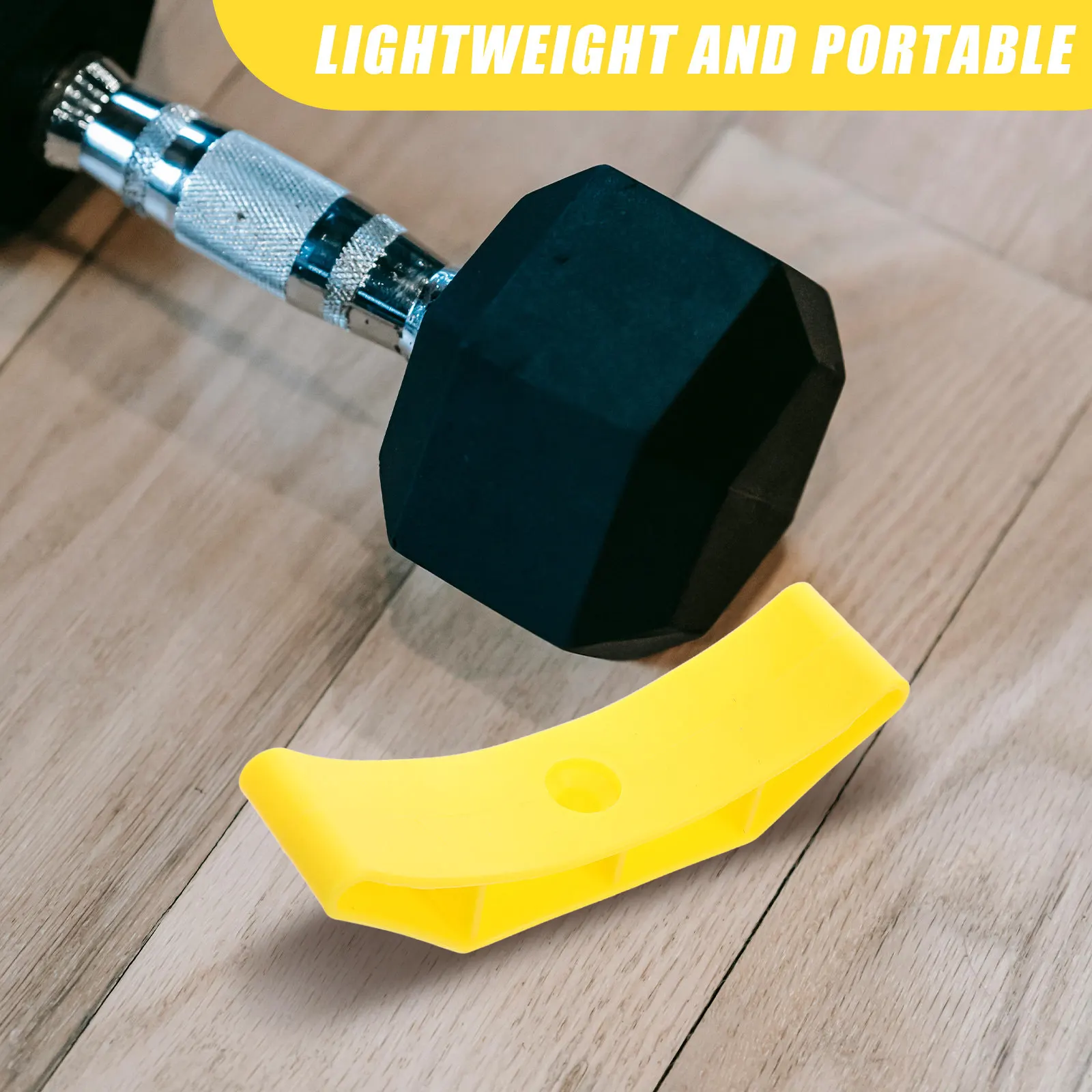 4Pcs Dumbbell Rack Hollow Rubber Space-Saving Compact Weight Holder Stand Gym Equipment Organizer Compact Weight Holder