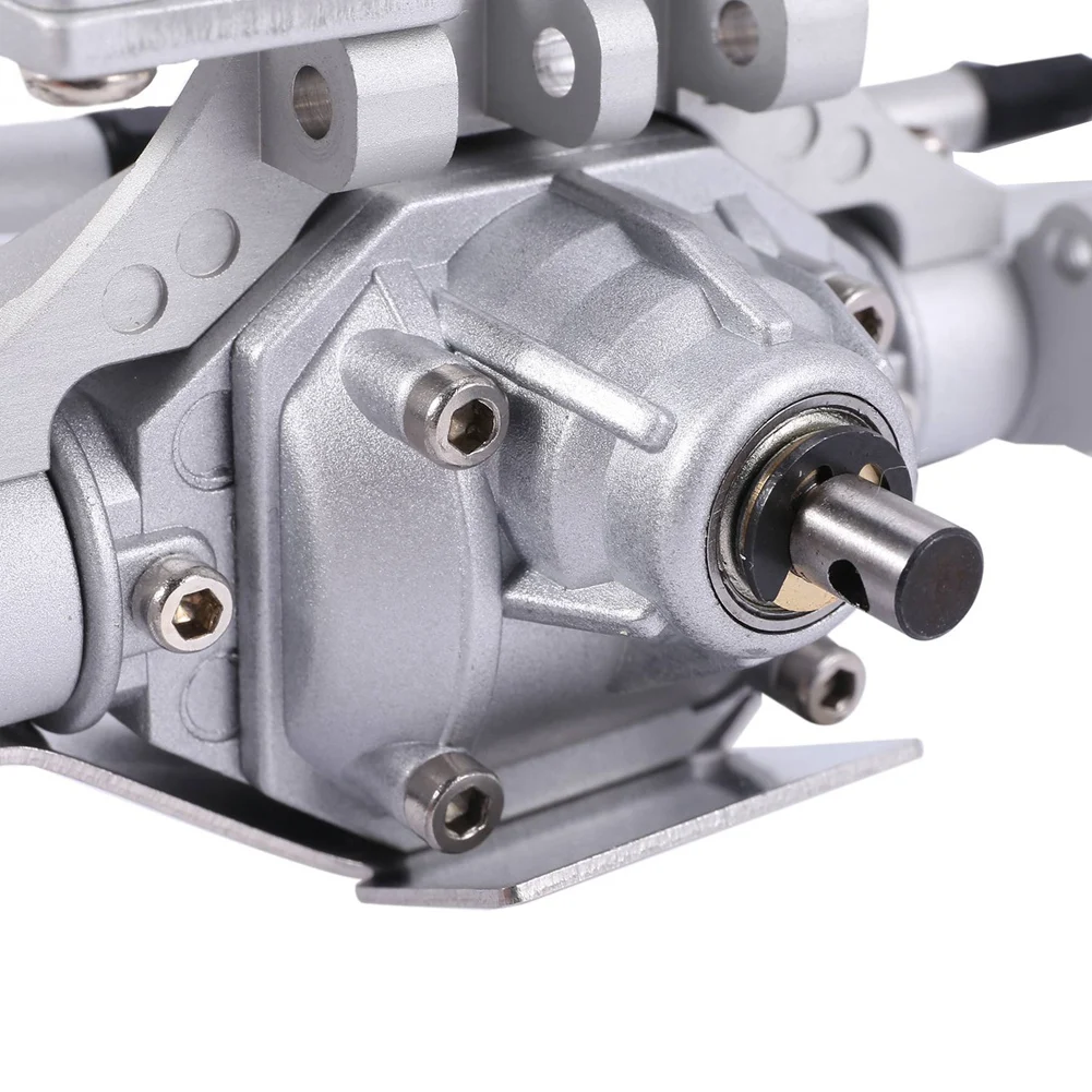 Eje de Portal delantero y trasero anodizado CNC para coche trepador de control remoto Axial SCX10 II 1/10 90046 RC4WD D90 RGT 86100 Redcat GEN8 Kit 3