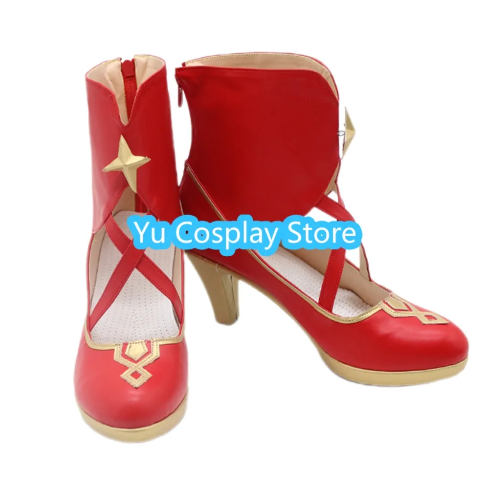 ร้านยูคอสเพลย์ รองเท้าคอสเพลย์ อุมา มุสุเมะ พริตตี้ดาร์บี้ รักคุณมากกว่า รองเท้าสำหรับเล่นบทบาทสมมติ รองเท้าบูท อะนิเมะ เกม คอสตูม อุปกรณ์ประกอบฉาก อะนิเมะ