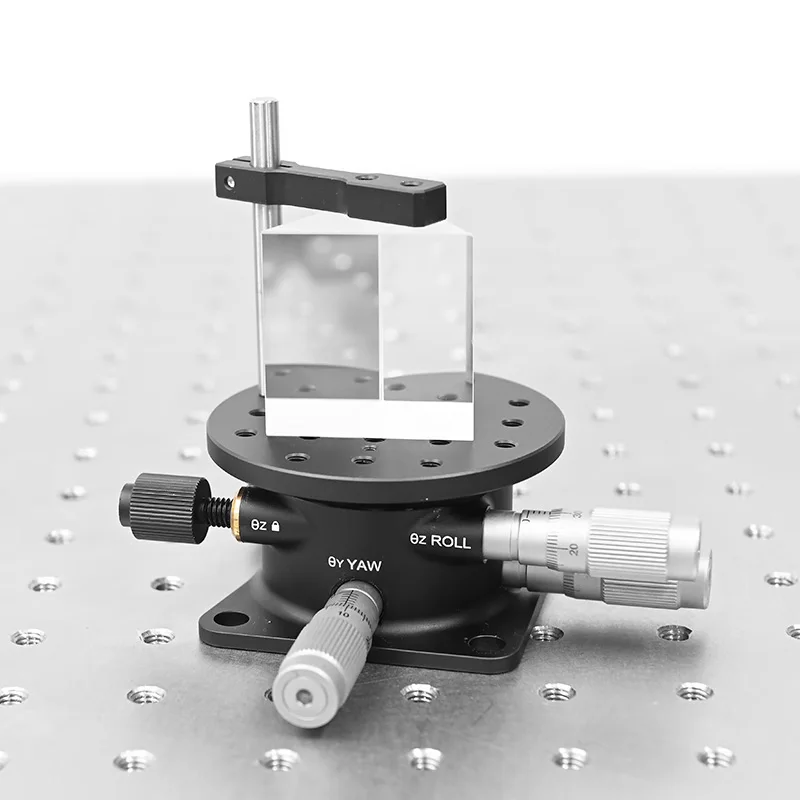 Imagem -05 - Mesa Óptica de Alta Precisão para Plataforma Circundante Tilt Mesa de Ângulo Tilt Circundante Pt-qx96 Eixo Xyz