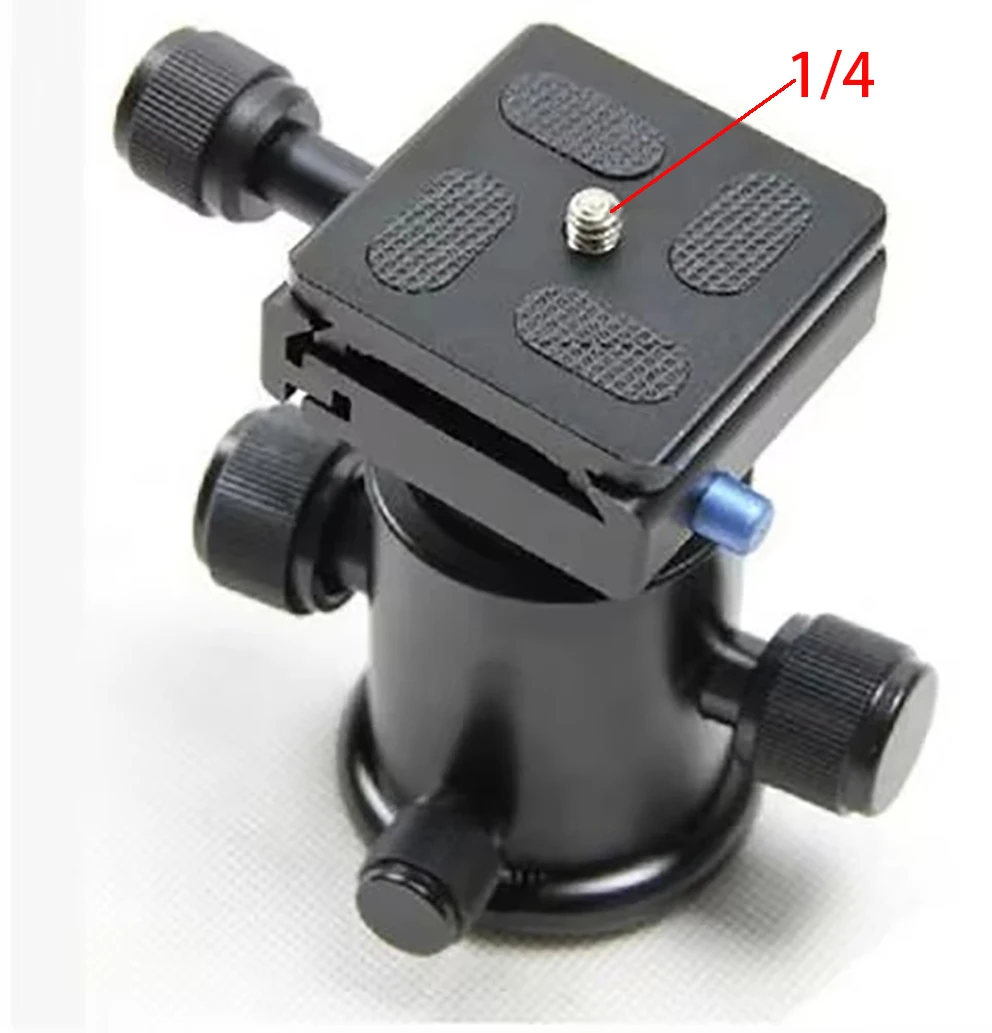 

Tripod Camera Quick Release plate with Ball Head Letu KS-0 360-degree Panning tripod camera, 1/4 plate set, 1/4-20 ball head,3/8