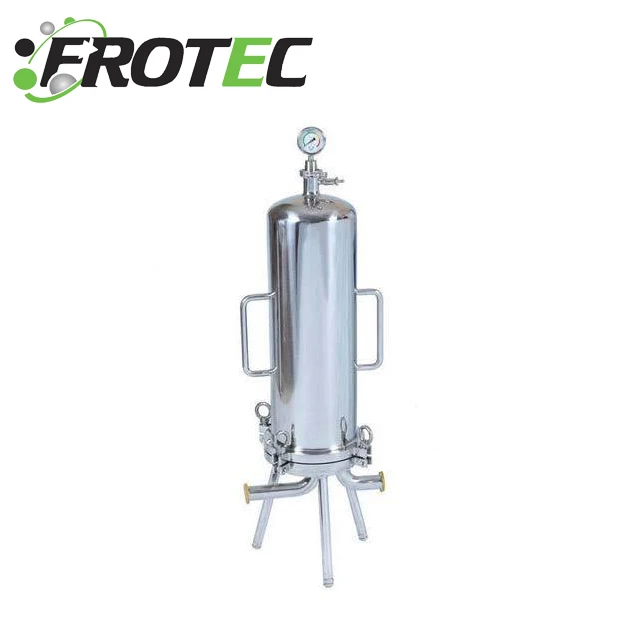 Sanitary 0.2 micron microporous membrane filter/filter housing and cartridge